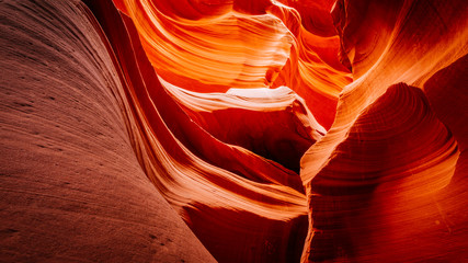 Lower Antelope Canyon is a slot canyon with ethereal sandstone formations.
