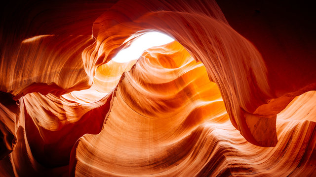 Lower Antelope Canyon is a slot canyon with ethereal sandstone formations.
