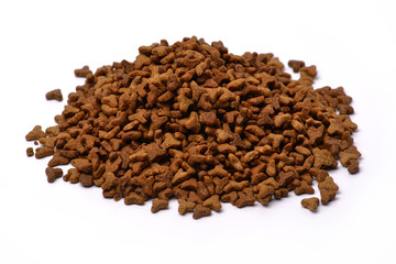 food for animals on a white background
