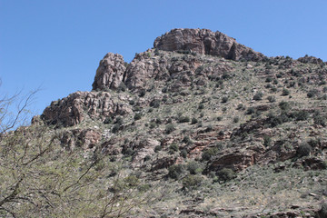 rocks in the mountains