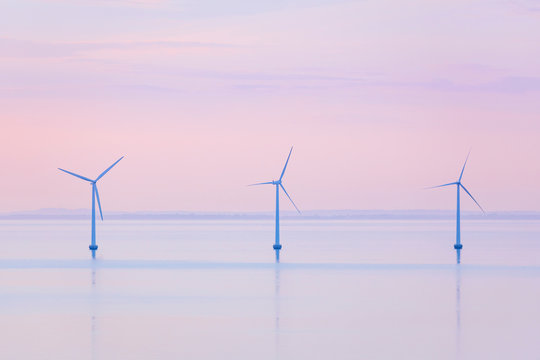 Middelgrunden is an offshore wind farm in the &yuml;resund close to the city of Copenhagen, Denmark.