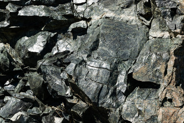 Stone background. Rocky rough textured  backdrop