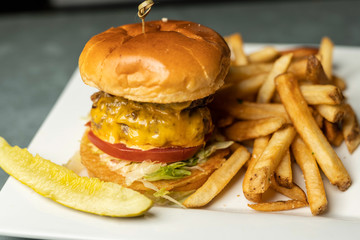 Delicious food at a restaurant