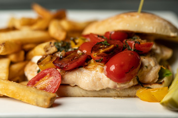 Delicious food at a restaurant