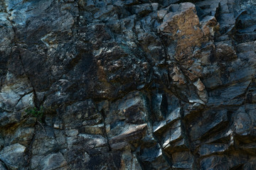 Stone background. Rocky rough textured  backdrop
