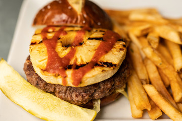 Delicious food at a restaurant
