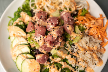 Delicious food at a restaurant