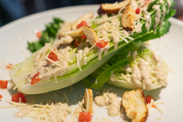 Delicious food at a restaurant