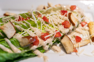 Delicious food at a restaurant