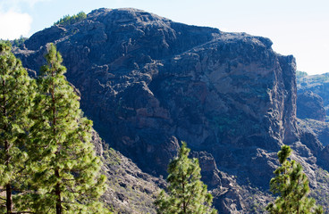 Hiking area of Roque Nublo