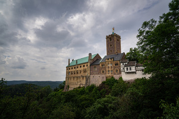 Fototapeta na wymiar The Castrle Wartburg in Eisenach, Germany
