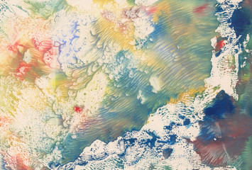 Watercolor background, abstract composition, expressionism, Modern art of modernism