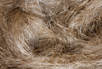 flax fiber (used for construction and plumbing work)