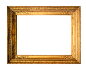 Fototapeta premium retro decorated wooden picture frame