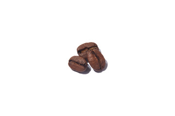 coffee beans isolated on white background