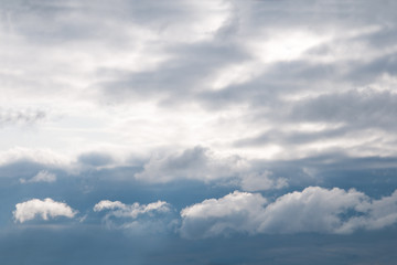 Obraz premium blue sky with white clouds