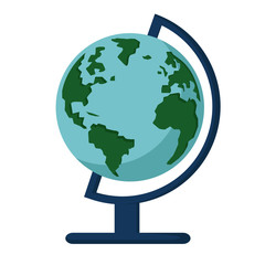 Earth globe for education