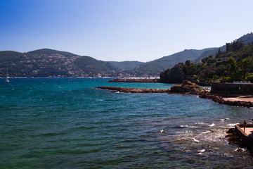 Fototapeta premium view of the sea Cannes