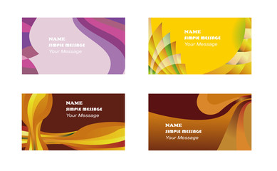 Design a set of business cards