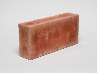 3D illustration brick on white background