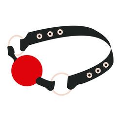 Sex toy black leather latex strap 