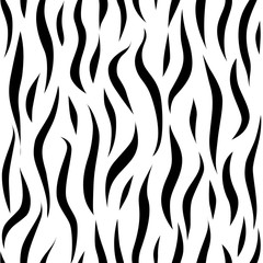 Fototapeta na wymiar Seamless black and white geometric pattern. Hipster Memphis style.