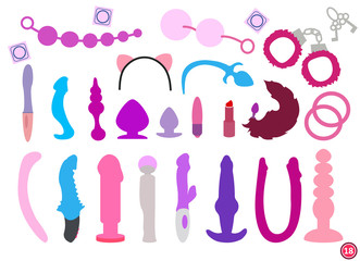Cute sex toy set vibrators