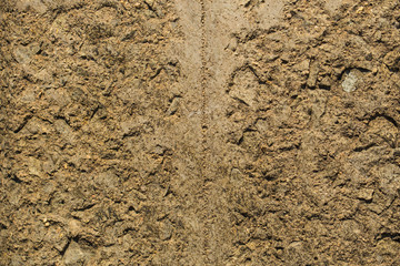 Wall of the house. Concrete coating. Cement slab.	