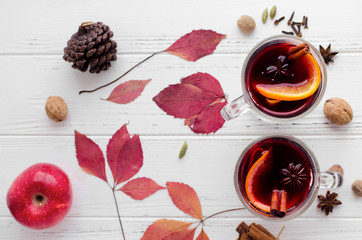 Autumn mulled wine