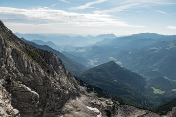 Obraz premium beautiful mountain landscape of totes gebirge mountains around hinterstoder