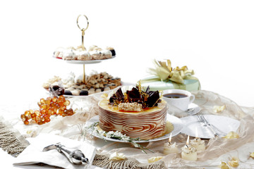 baklava cookies and various desserts