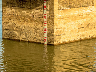 water level at the dam in Brazil