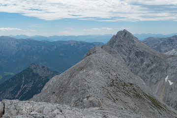 beautiful mountain landscape of totes gebirge mountains around hinterstoder