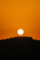 Fototapeta premium sunset over the sea, alanya