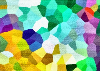 Abstract polygonal background. Triangles texture. Geometric modern art. Futuristic simple painting on canvas. Pattern for design. Backdrop template. Low poly concept artwork. Decorative elements.