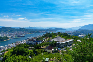 Fototapeta na wymiar [広島県]千光寺公園から見た尾道の風景