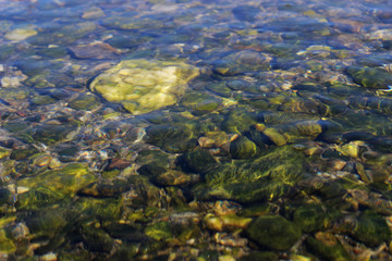 stones in water