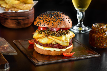 Smoked burger