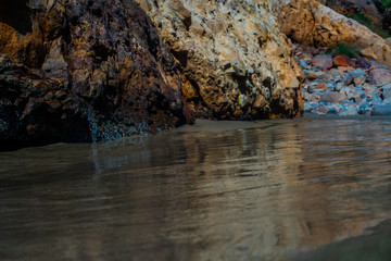 cliff beach