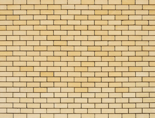 New yellow brick wall