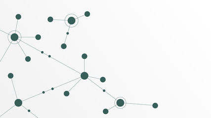 Abstract geometric connect lines and dots.Simple technology graphic background.Illustration Vector design Network and Connection concept.