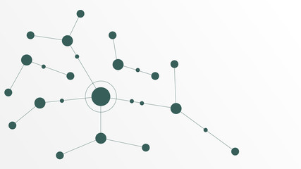 Abstract geometric connect lines and dots.Simple technology graphic background.Illustration Vector design Network and Connection concept.