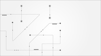 Abstract geometric connect lines and dots.Simple technology graphic background.Illustration Vector design Network and Connection concept.