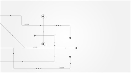 Abstract geometric connect lines and dots.Simple technology graphic background.Illustration Vector design Network and Connection concept.