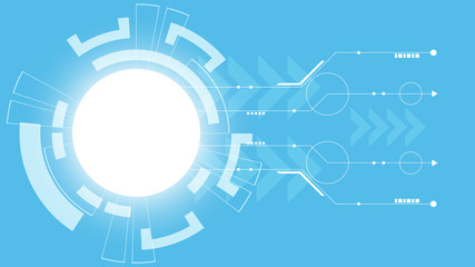 Abstract Digital background.Business growth transformation to digital and Successful financial technology.