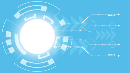 Abstract Digital background.Business growth transformation to digital and Successful financial technology.