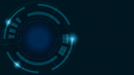 Abstract Digital background.Business growth transformation to digital and Successful financial technology.