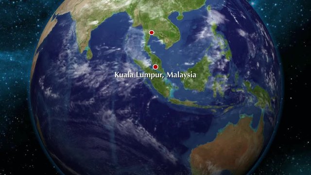 animated map flight kuala lumpur to bangkok