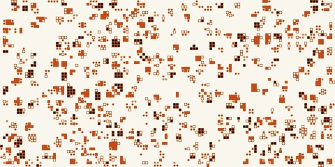 Abstract colorful canvas square