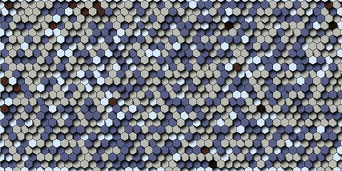 Abstract colorful honeycomb honey seamless pattern hexagon mosaic